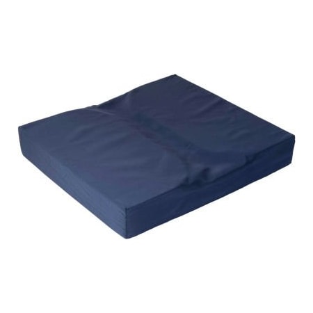 Healthsmart DMI Dual Cut Foam Coccyx Seat Cushion, 16in x 18in x 3in, Navy 513-7944-2400